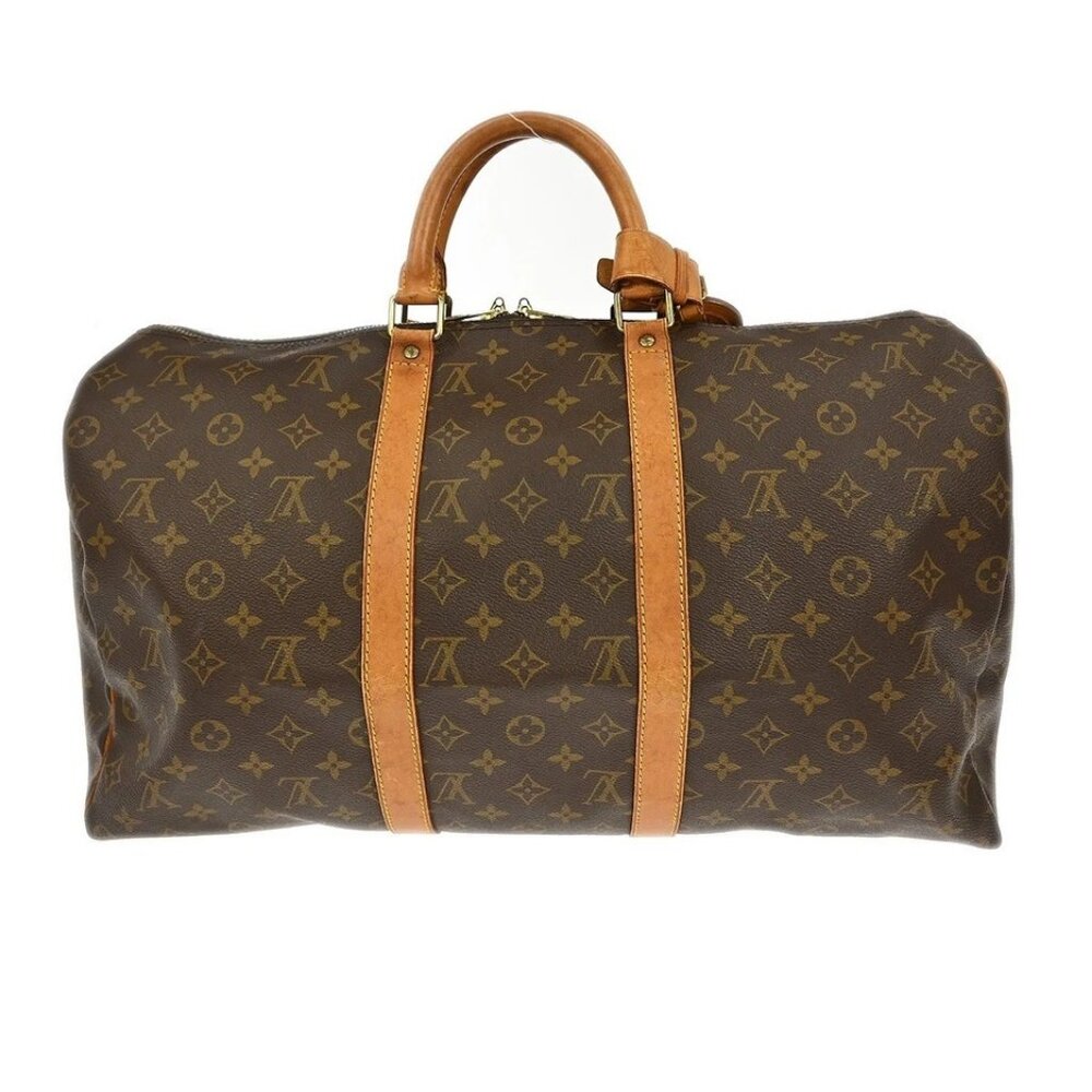 BUYIT LOUIS VUITTON KEEPALL 50 TRAVEL HANDBAG MONOGRAM M41426 SP1914 YQ01037 - Picture 2 of 16